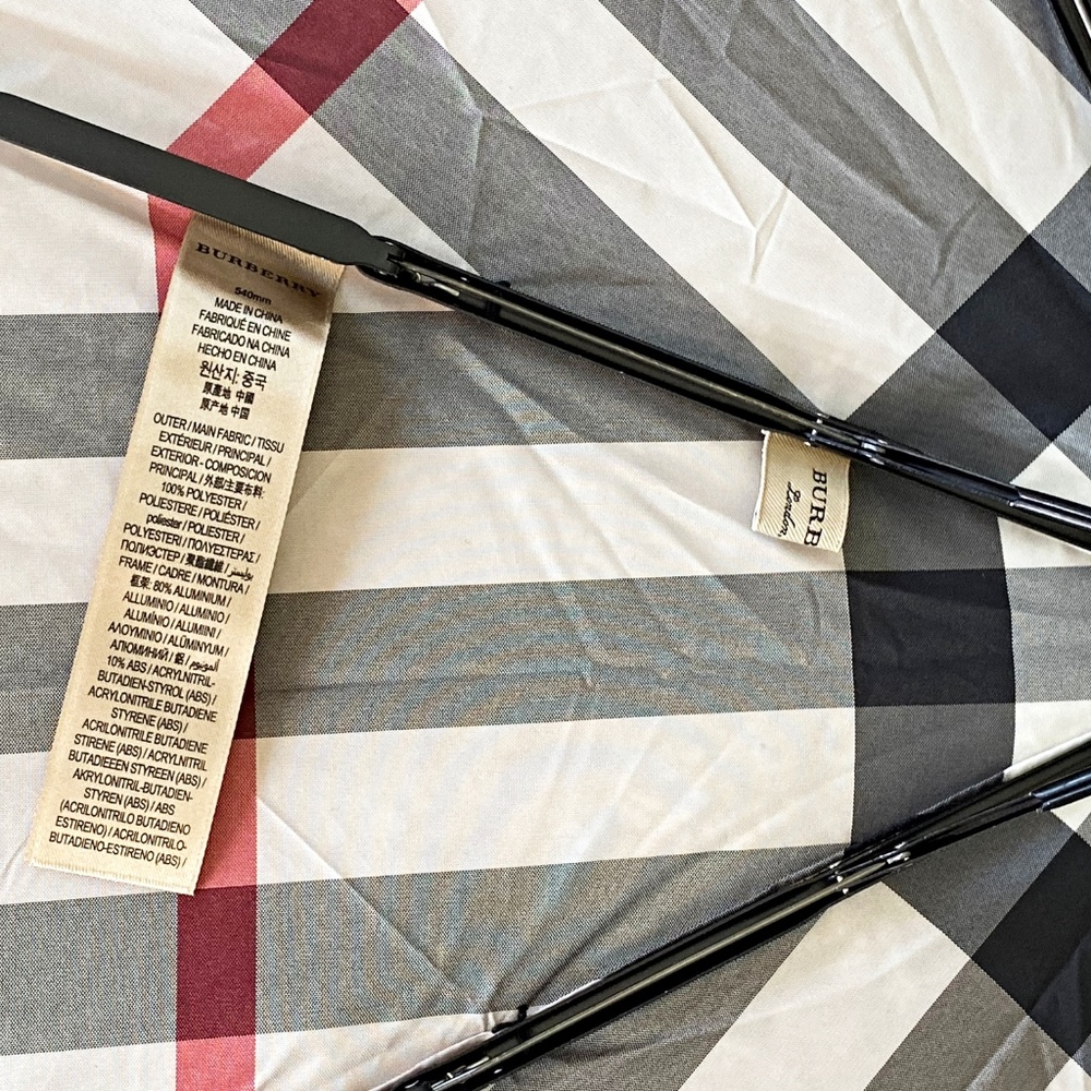Burberry Trafalgar Check Folding Umbrella - Picture 4 of 8